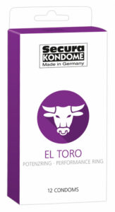 Secura El Toro - potenciagyűrűs óvszerek (12db) Secura