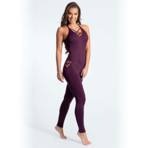 Cross plum fitness overall – Indi-Go