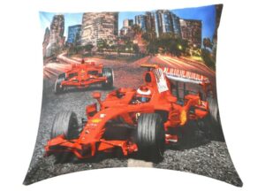 3D ágyneműhuzat- Formula - Povlak na polštář 40x40 cm