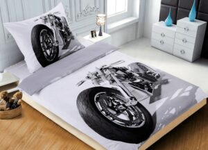 3D ágyneműhuzat- Chopper - Ložní povlečení 140x200 cm + 90x70 cm