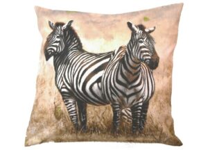 3D ágyneműhuzat- Zebra - Povlak na polštář 40x40 cm