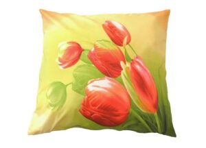 3D ágyneműhuzat- Tulipánok - Povlak na polštář 40x40 cm