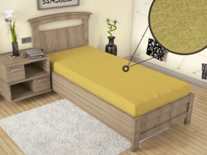 Jersey lepedő ECONOMY (90x200 cm) - bézs