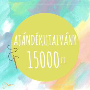 Ajándékutalvány 15000 Ft.