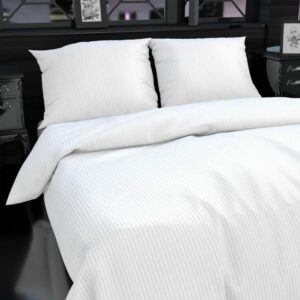 Hotel ágyneműhuzat atlas gradl 1cm csíkkal 140x200