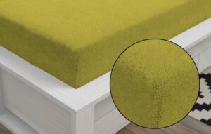 Froté lepedő Classic (90 x 200 cm) - sárga