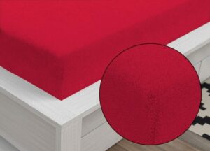Froté lepedő Classic (140 x 200 cm) - piros