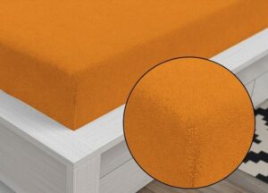 Froté lepedő Classic (160 x 200 cm) - narancssárga
