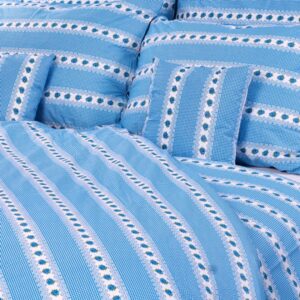 Pamut ágyneműhuzat Barunka kék (LS228) - Ložní povlečení 140x220 + 90x70 - (LS228) Stanex