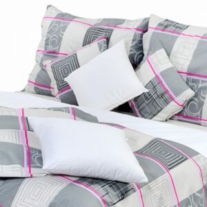 Pamut ágyneműhuzat téglalap szürke (LS21) - Povlak na polštářek 40x40 - (LS21) Stanex