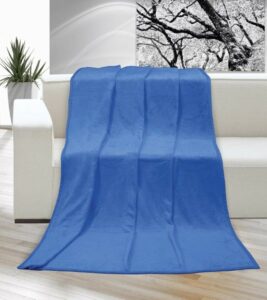 Egyrészes micro takaró 150x200 cm kék Brotex