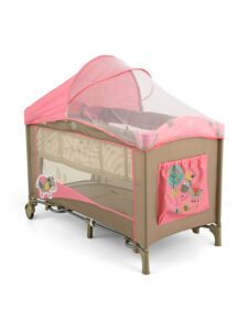 Utazóágy Milly Mally Mirage Deluxe pink cow