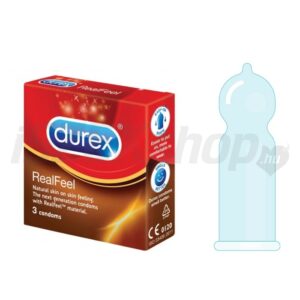 Durex Real Feel - latexmentes óvszer (3db)