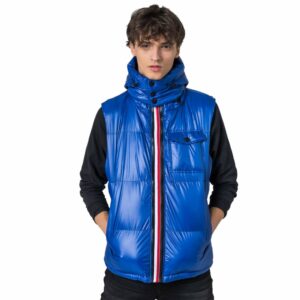 Retro mellény JHON VEST VEST BLUE