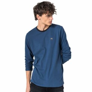 Retro hosszú ujjú póló COSTA LONG TEE DARK BLUE