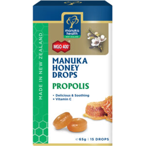 Manuka Health Propolosz ízű cukorkák Manuka mézzel MGO™ 400+