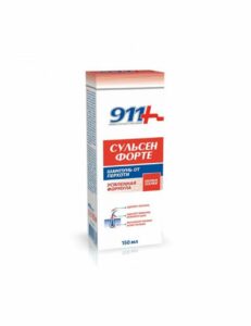 Twinstec 911 sampon "Sulsen Forte" korpa ellen - 150 ml