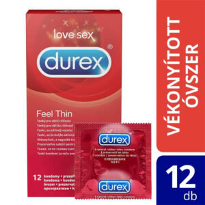 Durex Feel Thin - élethű érzés óvszer (12db) Durex