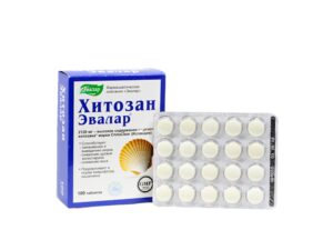 Zsírfogó - Kitozán - Evalar - 100 tabliet Evalar