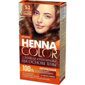 Krémszínű hajfesték Henna color 5.3