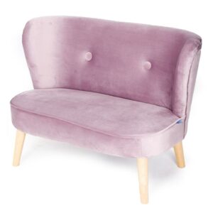 Gyerek Retro kanapé sofa Drewex sötét rózsaszín