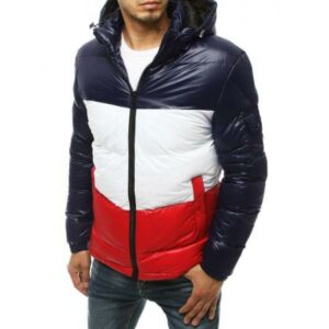 Férfi téli kabát steppelt kék tx3427