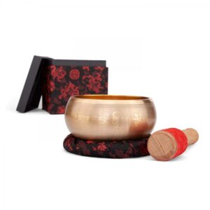 Indiai Hangtál OM gravírozással - 15 cm - Bodhi