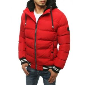 Férfi téli kabát steppelt piros tx3419