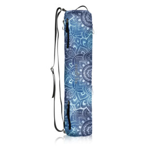 Jógaszőnyeg táska - Mandala aqua - YogaDesignLab