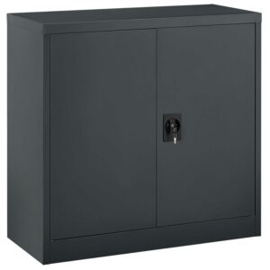 Office irattartó szekrény 90x90 antracit színű