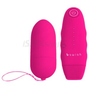 B SWISH Deluxe - rádiós vibrációs tojás (szeder)