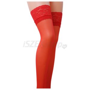 Passion ST003 Stockings 17 Den piros