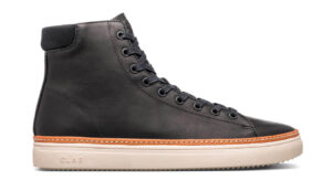 Clae Bradley Welt Black Water Repellent Leather
