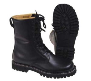 Combat army bőr bakancs