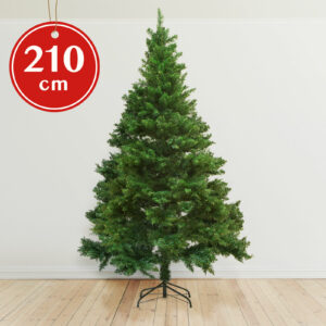 Műfenyő fém talppal 210 cm