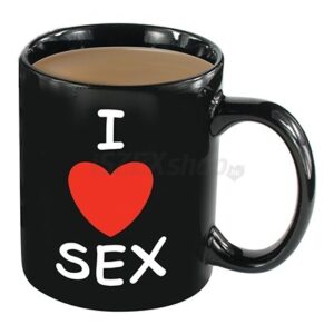 I love szex - bögre (fekete)
