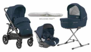 Inglesina Aptica XT 4in1 Babakocsi I-Size Darwin hordozóval - kék 2020