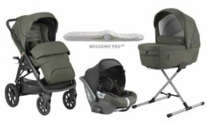 Inglesina Aptica XT 4in1 Babakocsi I-Size Darwin hordozóval - zöld...