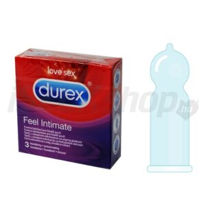 Durex Feel Intimate - vékonyfalú óvszer (3db)