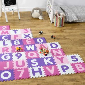 Gyermek puzzle Juna 36 darabos A-tól Z-ig és 0-tól 9-ig