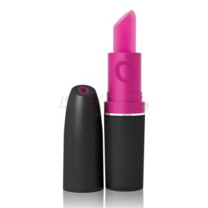 Screaming Lipstick - rúzs vibrátor (fekete-pink)