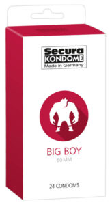 Secura Big Boy - 60mm-es óvszerek (24db)