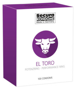 Secura El Toro - potenciagyűrűs óvszerek (100db)