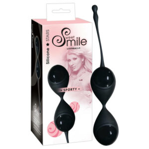 SMILE Sporty - gésagolyók (fekete)