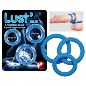 Lust gyűrűtrió - kék