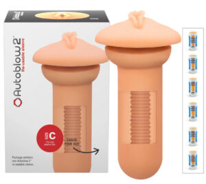Autoblow 2+ C (nagy) típusú pótbetét (vagina)