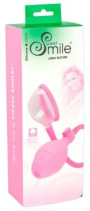 Smile Labia Sucker - vaginaszívó pumpa (pink)