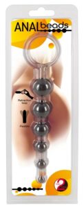 You2Toys Analbeads - gyöngyös anál dildó (füst színű)