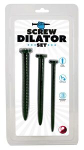 Screw Dilator - csavaros húgycsőtágító dildó szett (3 részes)