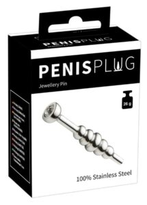 Penisplug Jewellery - acél húgycsőtágító ékszer (0